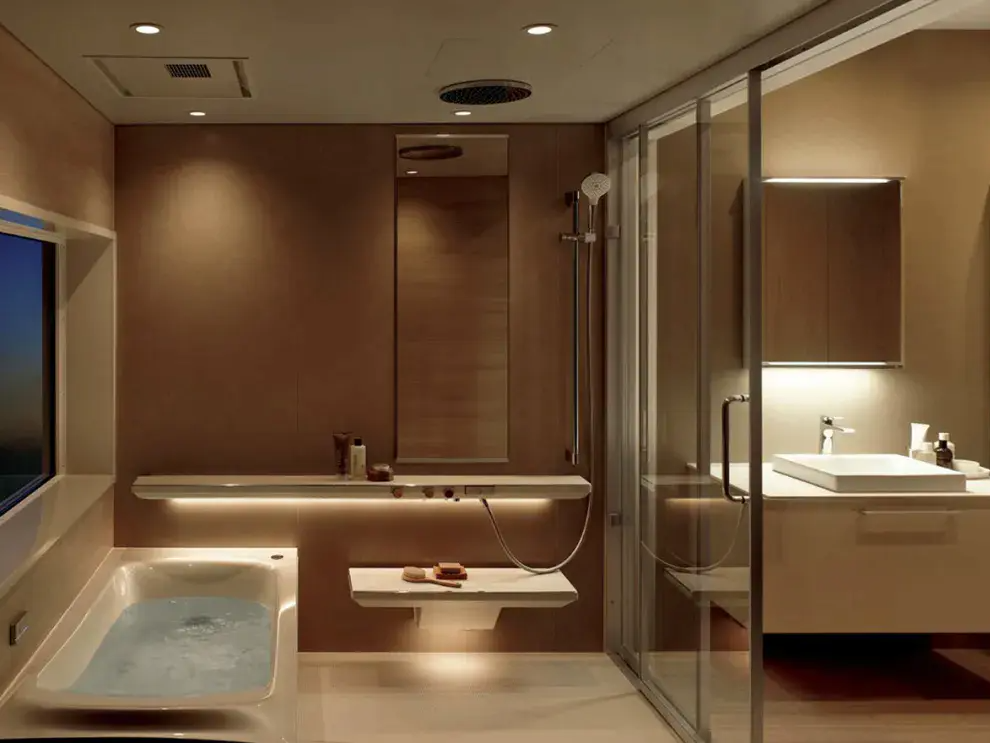 日本整体浴室温泉，TOTO、LIXIL整体浴室